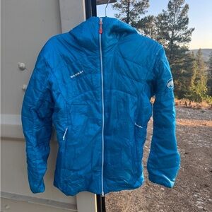 Mammut Eigerjoch Light IN Hooded Jacket Women medium like new blue hiking